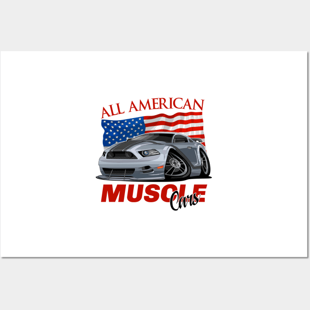 All American Muscle Cars Wall Art by Wilcox PhotoArt